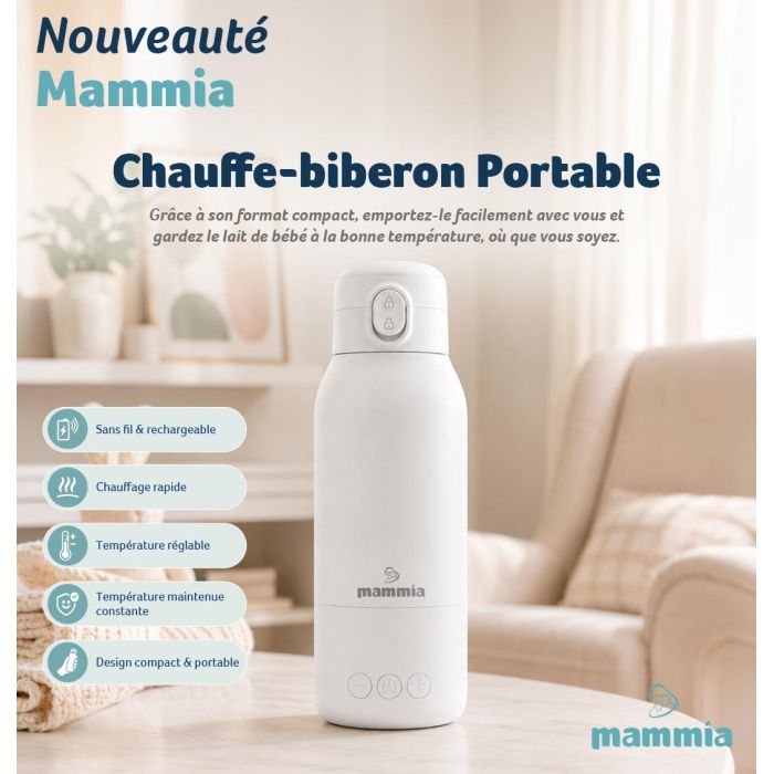 MAMMIA CHAUFFE BIBERON NOMADE 500ML