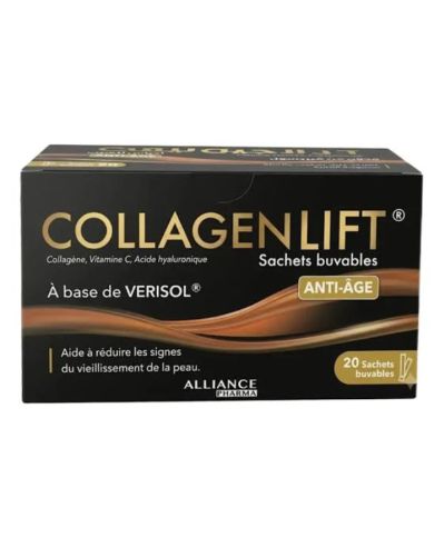ALLIANCE PHARMA COLLAGENLIFT ANTI AGE A BASE DE VERISOL 20 SACHETS