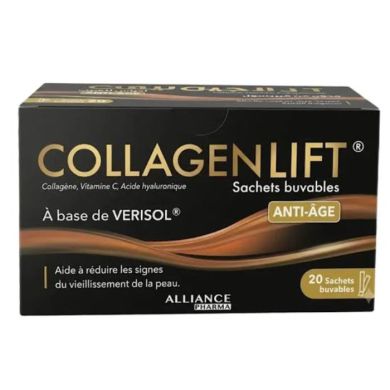 ALLIANCE PHARMA COLLAGENLIFT ANTI AGE A BASE DE VERISOL 20 SACHETS