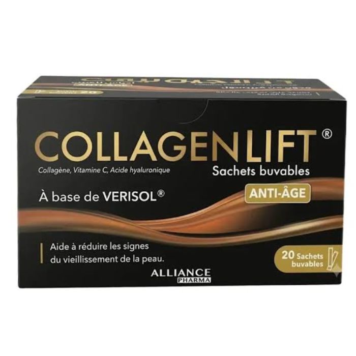ALLIANCE PHARMA COLLAGENLIFT ANTI AGE A BASE DE VERISOL 20 SACHETS