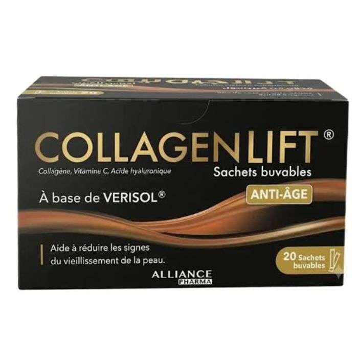 ALLIANCE PHARMA COLLAGENLIFT ANTI AGE A BASE DE VERISOL 20 SACHETS
