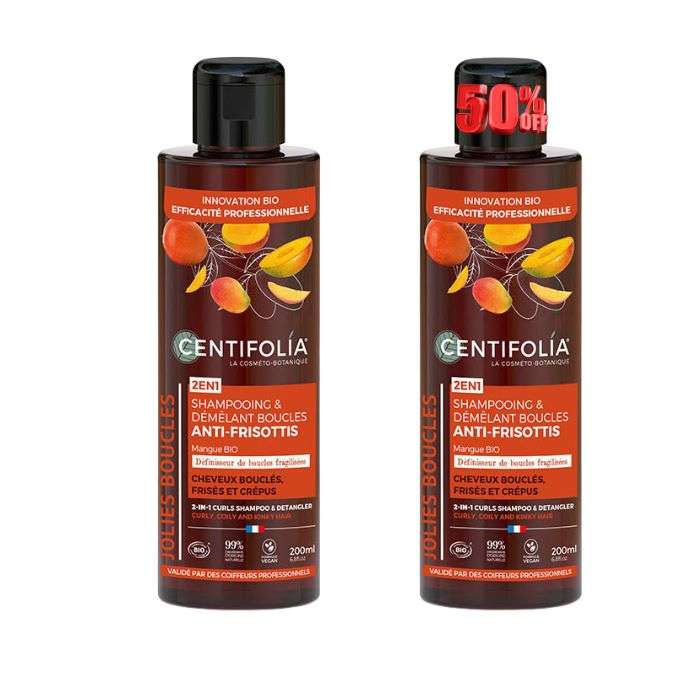 CENTIFOLIA OFFRE JOLIES BOUCLES 2 SHAMPOOING ANTI FRISOTTIS 200ML
