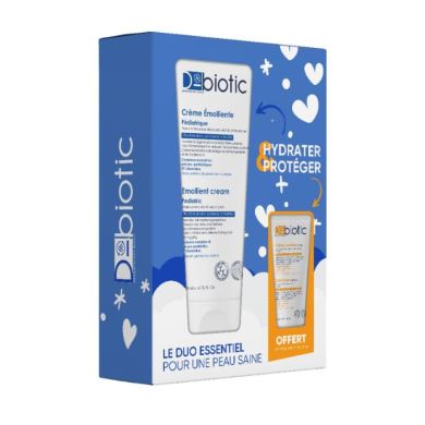 D BIOTIC OFFRE CREME EMOLLIENTE PEDIATRIQUE 200 ML + CREME SOLAIRE 15ML OFFERT