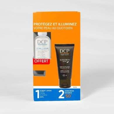 DCP OFFRE CREME SOLAIRE INVISIBLE SPF50 50ML + SYNDET LIPIDIK CREME LAVANTE RELIPIDANTE 30 ML OFFERTE