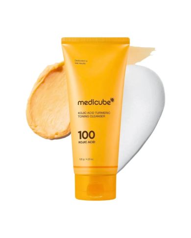 MEDICUBE KOJIC ACID TURMERIC 100 TONING CLEANSER 120 G