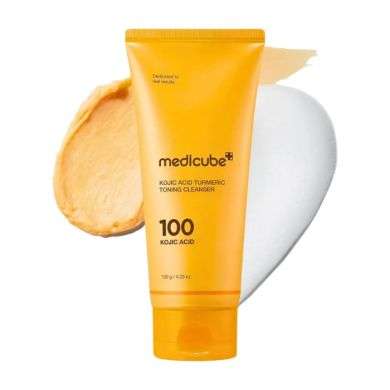 MEDICUBE KOJIC ACID TURMERIC 100 TONING CLEANSER 120 G