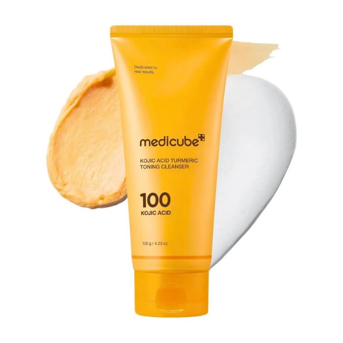 MEDICUBE KOJIC ACID TURMERIC 100 TONING CLEANSER 120 G