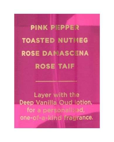VICTORIAS SECRET BRUME PARFUMEE DAMASK ROSE OUD 250 ML