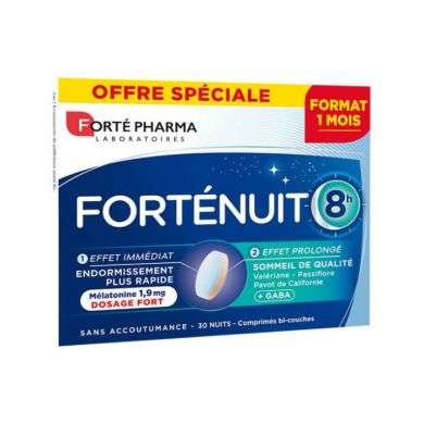 FORT PHARMA OFFRE SPECIALE FORTE NUIT 8H FORMAT 1 MOIS 30 COMPRIMES