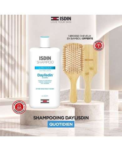 ISDIN OFFRE DAYLISDIN ULTRA DOUX 400 ML + BROSSE EN BAMBOU OFFERTE