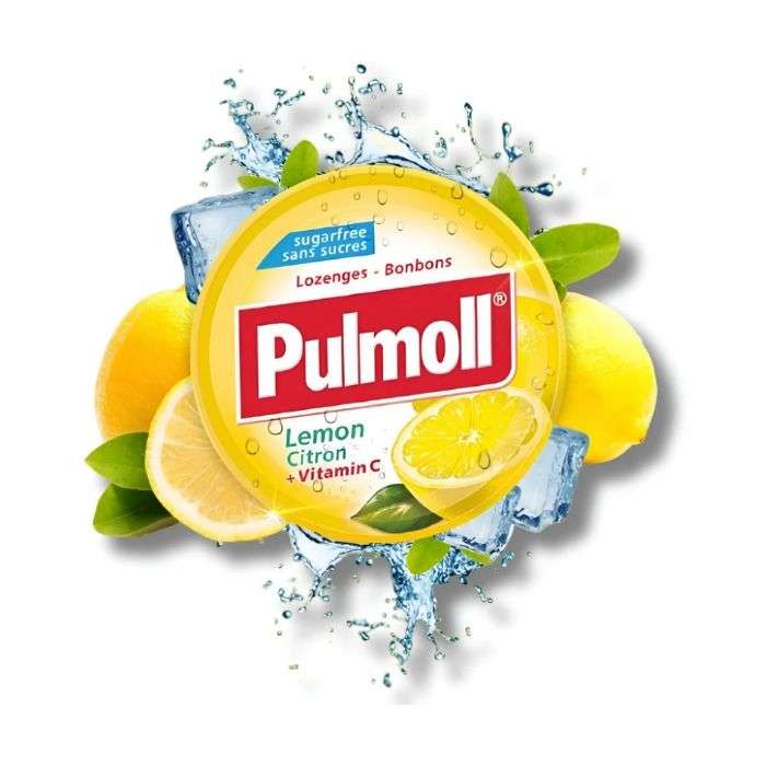 PULMOLL BOBONS CITRON + VITAMIN C 45 G