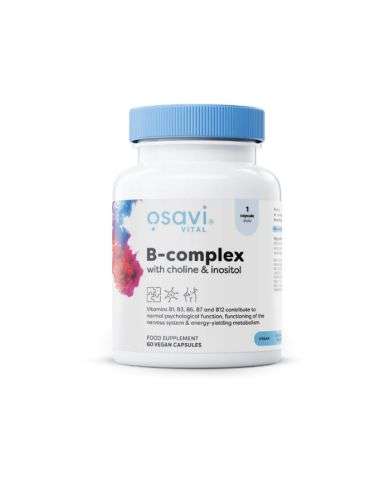 OSAVI B COMPLEX AVEC CHOLINE ET INOSITOL 60 CAPSULES