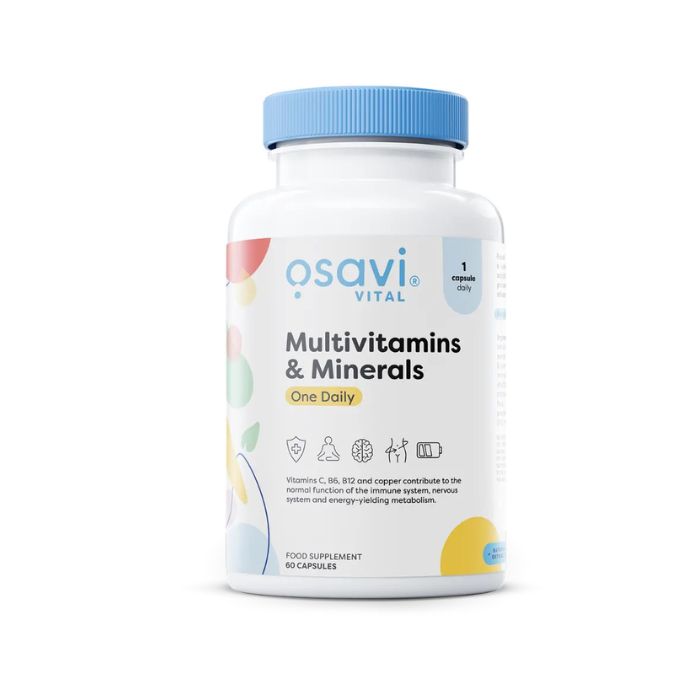 OSAVI VITAL MULTIVITAMINES ET MINERALS ONE DAILY 60 CAPSULES