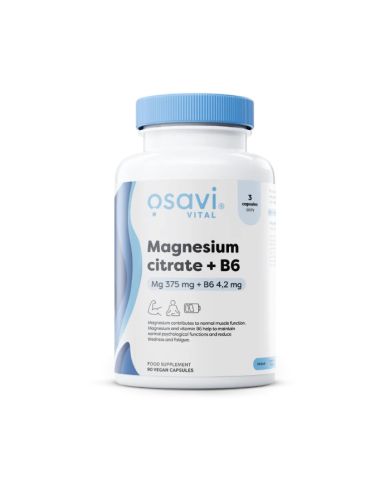 OSAVI MAGNESIUM CITRATE +B6 90 CAPSULES
