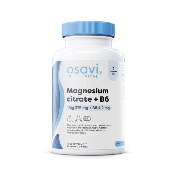 OSAVI MAGNESIUM CITRATE +B6 90 CAPSULES