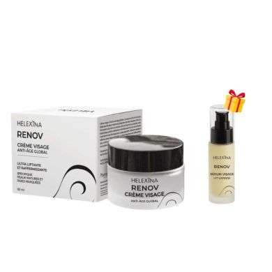 HELIXINA OFFRE RENOV CREME VISAGE ANTI AGE GLOBAL 50ML + SERUM 15ML OFFERT