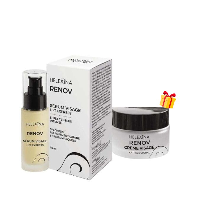 HELIXINA OFFRE RENOV SERUM VISAGE LIFT EXPRESS 30ML + CREME 15ML OFFERTE