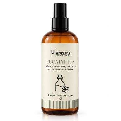 UNIVERSPARADISCOUNT HUILE DE MASSAGE EUCALYPTUS 250ML