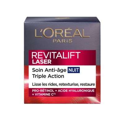 L'OREAL PARIS REVITALIFT LASER SOIN ANTI AGE NUIT 50ML