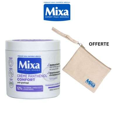 MIXA OFFRE CREME PANTHENOL CONFORT 400ML + TROUSSE OFFERTE