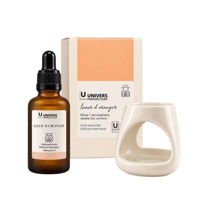 UNIVERSPARADISCOUNT HUILE PARFUMEE DIFFUSION THERMIQUE LUEUR D'ORANGER 50ML