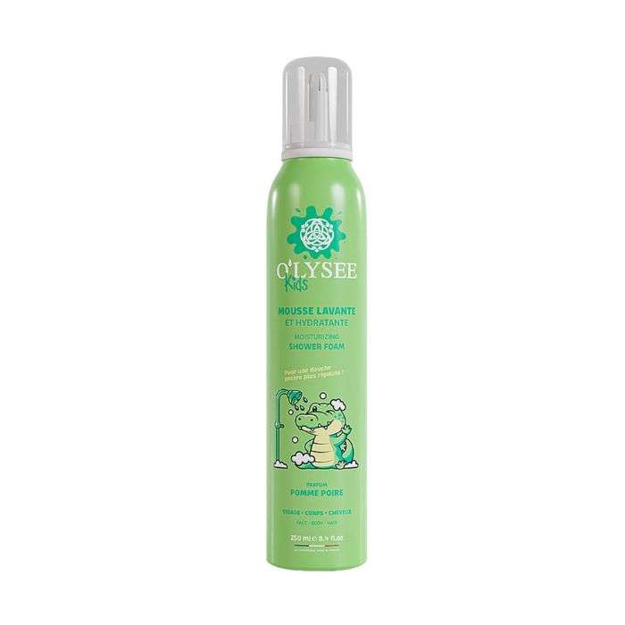 OLYSEE KIDS MOUSSE LAVANTE HYDRATANTE PARFUM POMME POIRE 250 ML