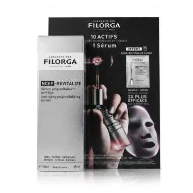 FILORGA OFFRE NCEF REVITALIZE SERUM 30 ML + NCEF REVITALIZE SHEET MASQUE OFFERT