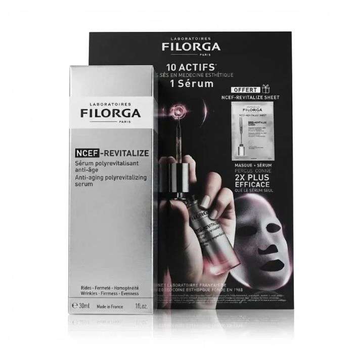 FILORGA OFFRE NCEF REVITALIZE SERUM 30 ML + NCEF REVITALIZE SHEET MASQUE OFFERT