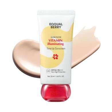 EQQUAL BERRY GLOW FILTER VITAMIN ILLUMINATING TONE UP SUNSCREEN SPF 50+ PA++++ 50 ML