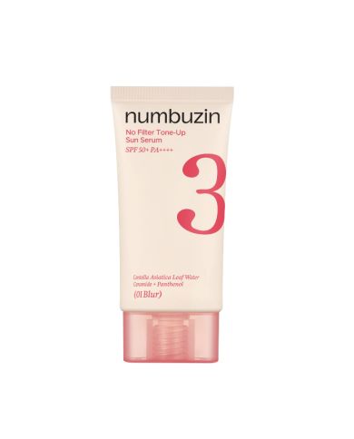 NUMBUZIN NO FILTER TONE UP SUN SERUM SPF 50+ PA++++ 01 BLUR 50 ML