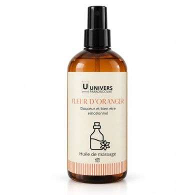 UNIVERSPARADISCOUNT HUILE DE MASSAGE FLEUR D ORANGER 250ML