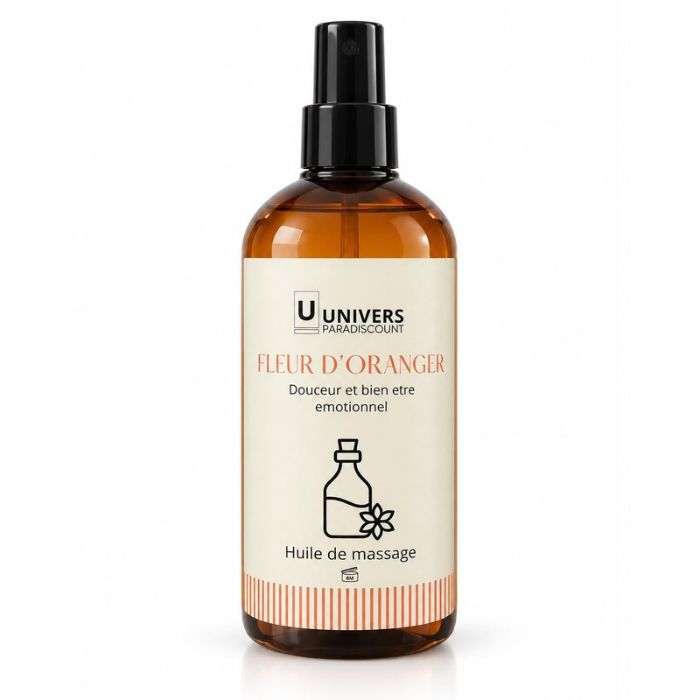 UNIVERSPARADISCOUNT HUILE DE MASSAGE FLEUR D ORANGER 250ML