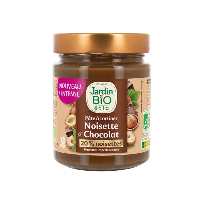 JARDIN BIO PATE A TARTINER NOISETTE ET CHOCOLAT 300 G