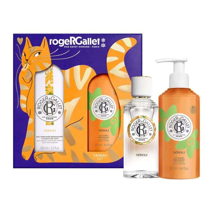ROGER ET GALLET OFFRE NEROLI EAU PARFUMEE BIENFAISANTE 100 ML + LAIT CORPS NEROLI 250 ML OFFERT