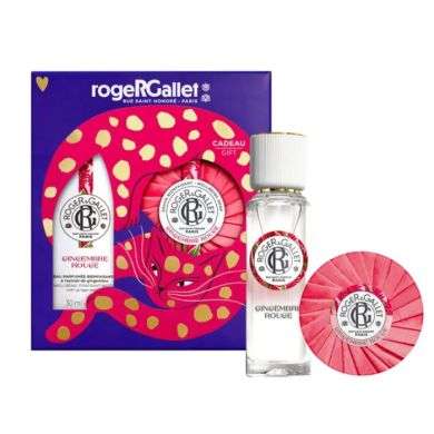 ROGER ET GALLET OFFRE GINGEMBRE ROUGE EAU PARFUMEE BIENFAISANTE 30 ML + SAVON BIENFAISANT GINGEMBRE ROUGE OFFERT