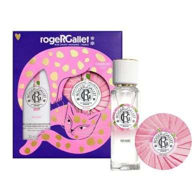 ROGER ET GALLET OFFRE ROSE EAU PARFUMEE BIENFAISANTE 30 ML + SAVON BIENFAISANT OFFERT