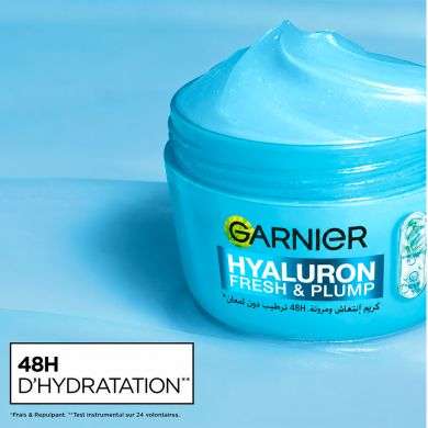 GARNIET CREME SORBET HYALURON FRESH AND PLUMP 85 ML