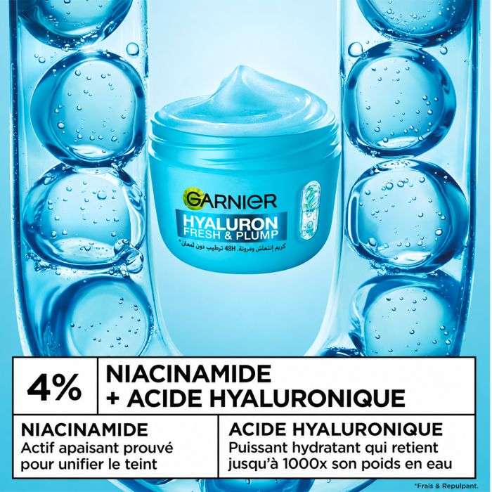 GARNIET CREME SORBET HYALURON FRESH AND PLUMP 85 ML