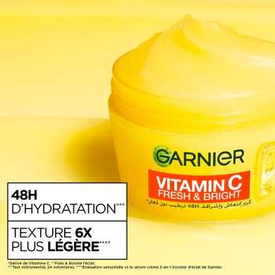 GARNIER CREME SORBET VITAMINE C FRESH AND BRIGHT 85 ML