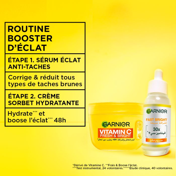GARNIER CREME SORBET VITAMINE C FRESH AND BRIGHT 85 ML