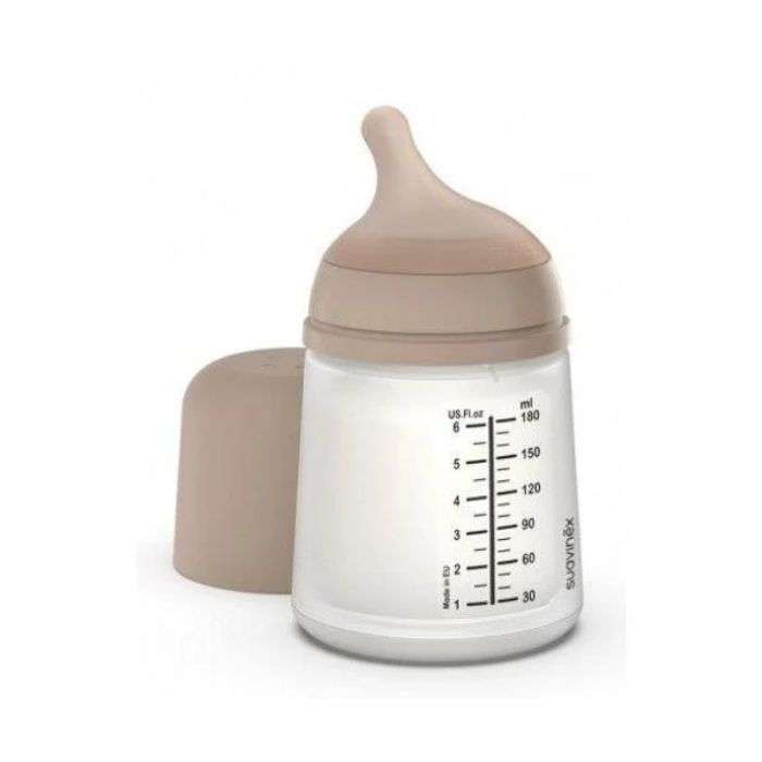 SUAVINEX ZERO ZERO BIBERON ULTRA SOFT SILICONE 04 DEEP TONE A DEBIT ADAPTABLE 180 ML
