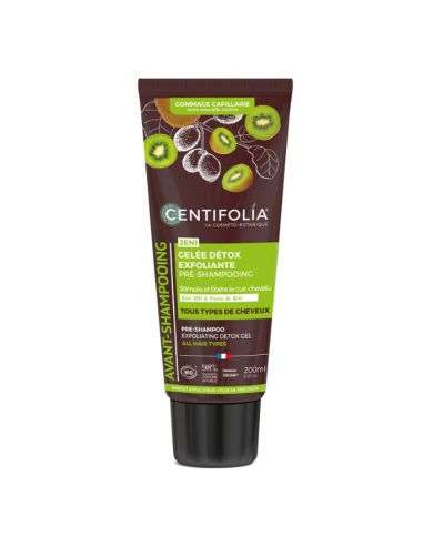 CENTIFOLIA GELEE DETOX EXFOLIANTE PRE AHMPOOING 2 EN 1 TOUS TYPES DE CHEVEUX 200 ML