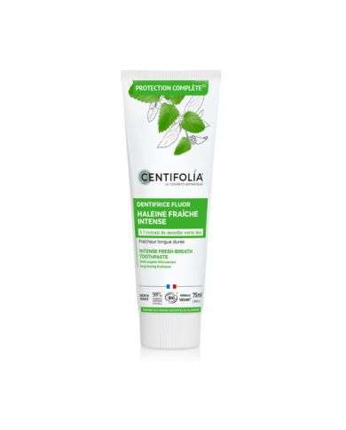CENTIFOLIA DENTIFRICE FLUOR HALEINE FRAICHE INTENSE MENTHE VERTE 75 ML