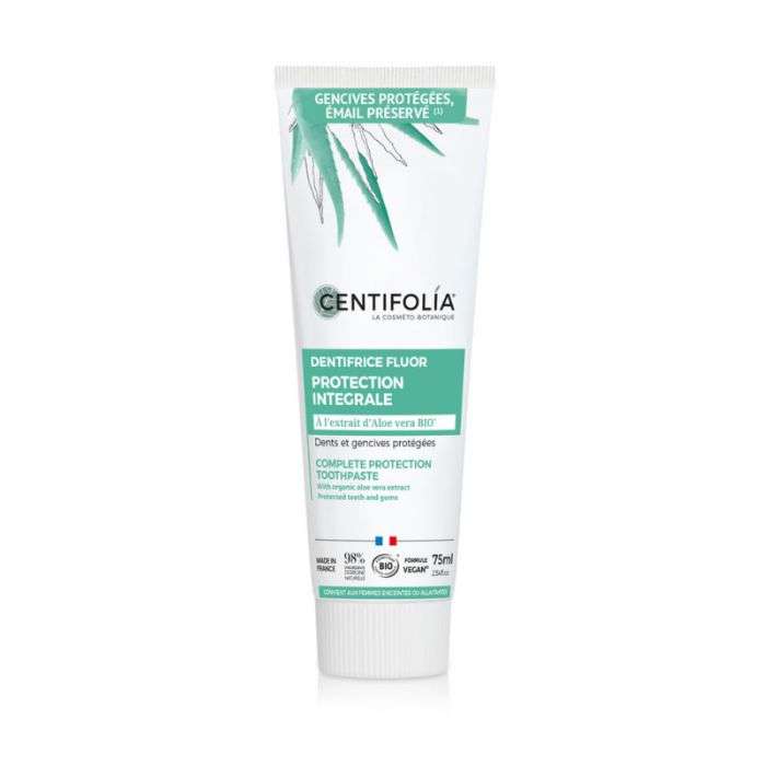 CENTIFOLIA DENTIFRICE PROTECTION INTEGRALE ALOE VERA BIO 75 ML