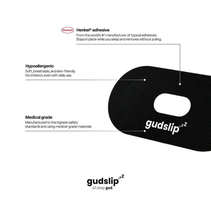 GUDSLIP GOOD NIGHT TAPE BOUCHE 30 UNITES