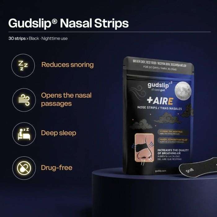 GUDSLIP +AIRE STRIPS NEZ 30 UNITES