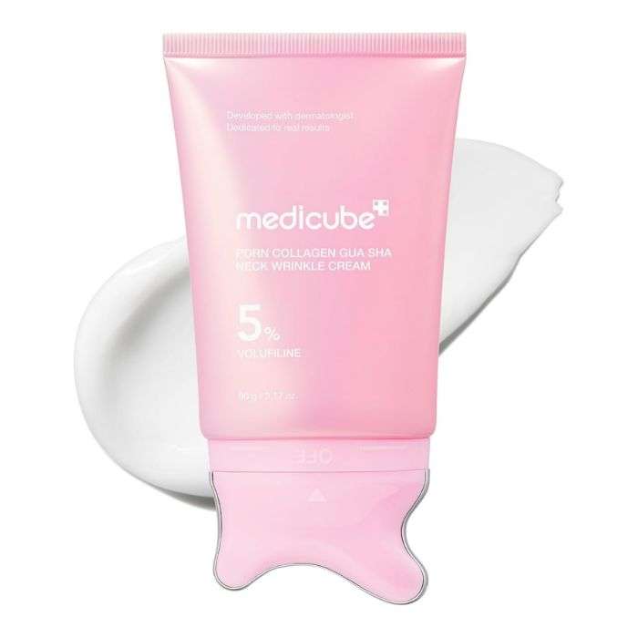 MEDICUBE PDRN COLLAGEN GUA SHA NECK WRINKLE CREAM 5% VOLUFILINE 90 G