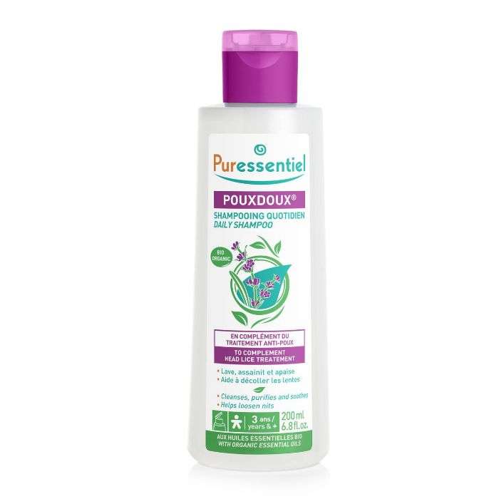PURESSENTIEL POUX DOUX SHAMPOING QUOTIDIEN POUX DOUX CERTIFIE BIO 200 ML