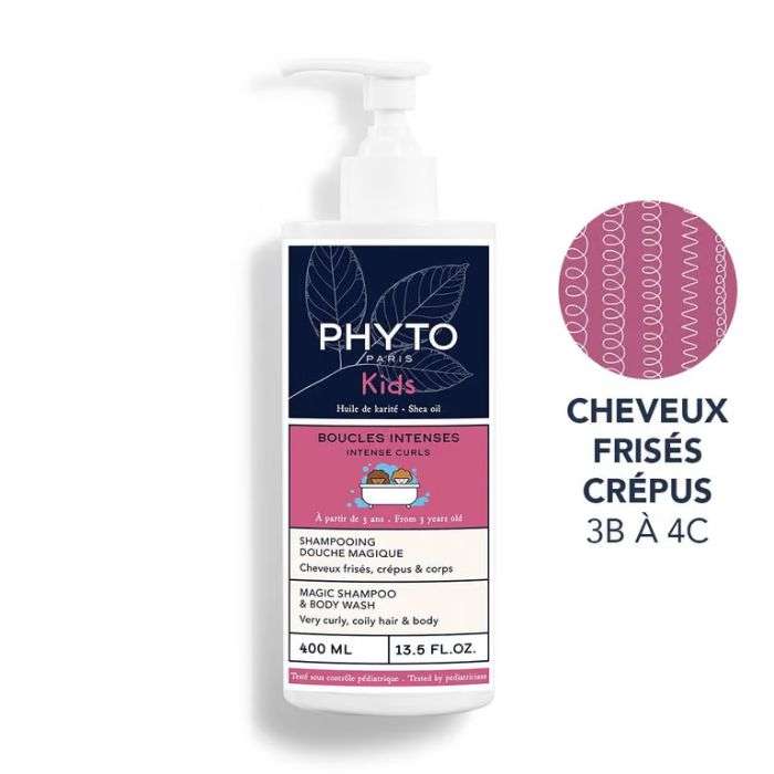 PHYTO KIDS BOUCLES INTENSES SHAMPOOING DOUCHE MAGIQUE 400 ML