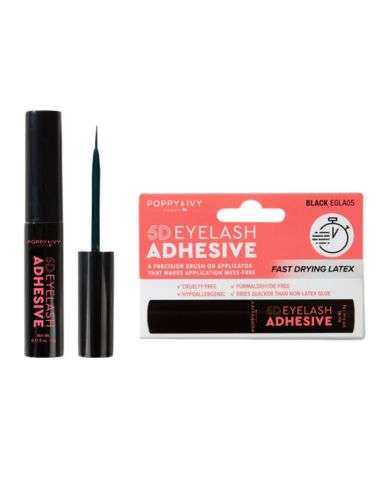 POPPY AND IVY EYELASH ADHESIVE BLACK EGLA05